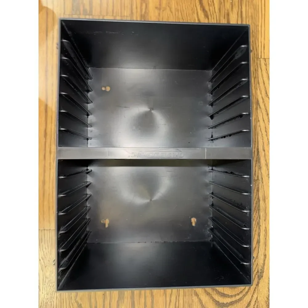 Case Logic 14 DVD Hard Plastic Storage Rack Wall Mount Holder Black